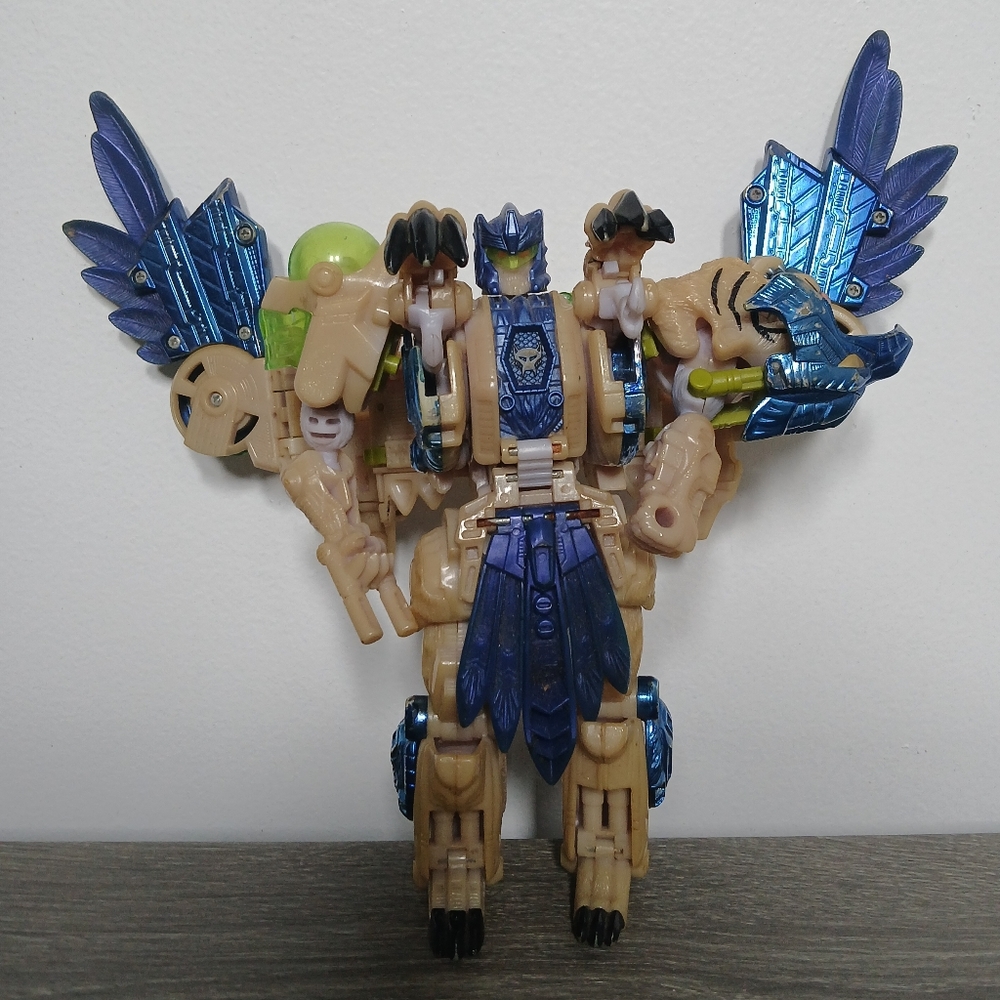 Vintage Transformers Beast Wars Transmetals 2 Tigerhawk Ultra 1999 Not Complete